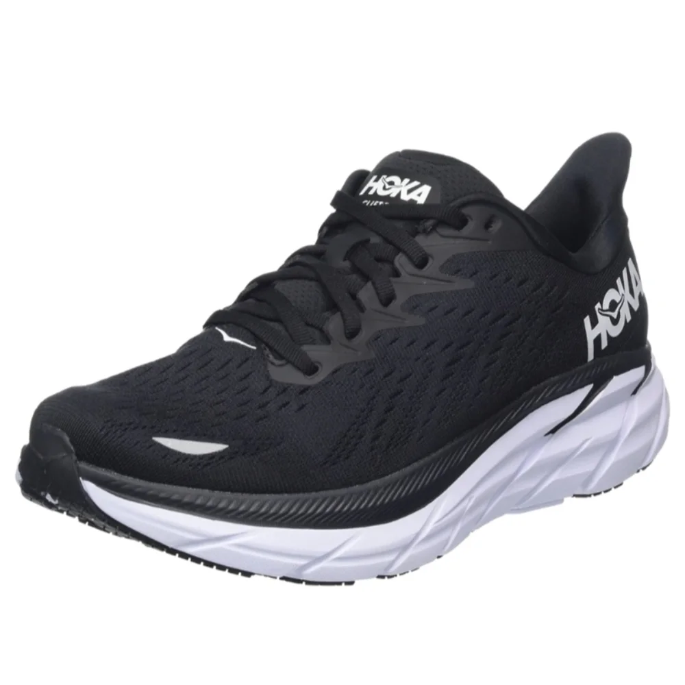 Hoka Men's Black and White Athletic Shoes - Picture 2 of 7
